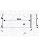 MAGNETI MARELLI - 350203709000 - Радиатор кондиционера Ren Laguna III